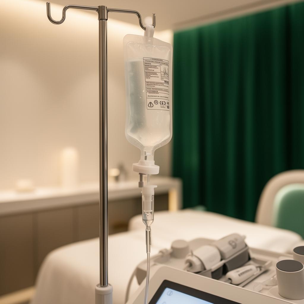 IV therapy in luxury setting
